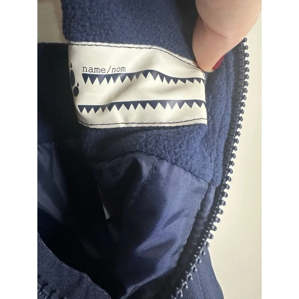 Cherokee Navy Blue Insulated Snow Bib Overalls Kids Size 18Months NWT